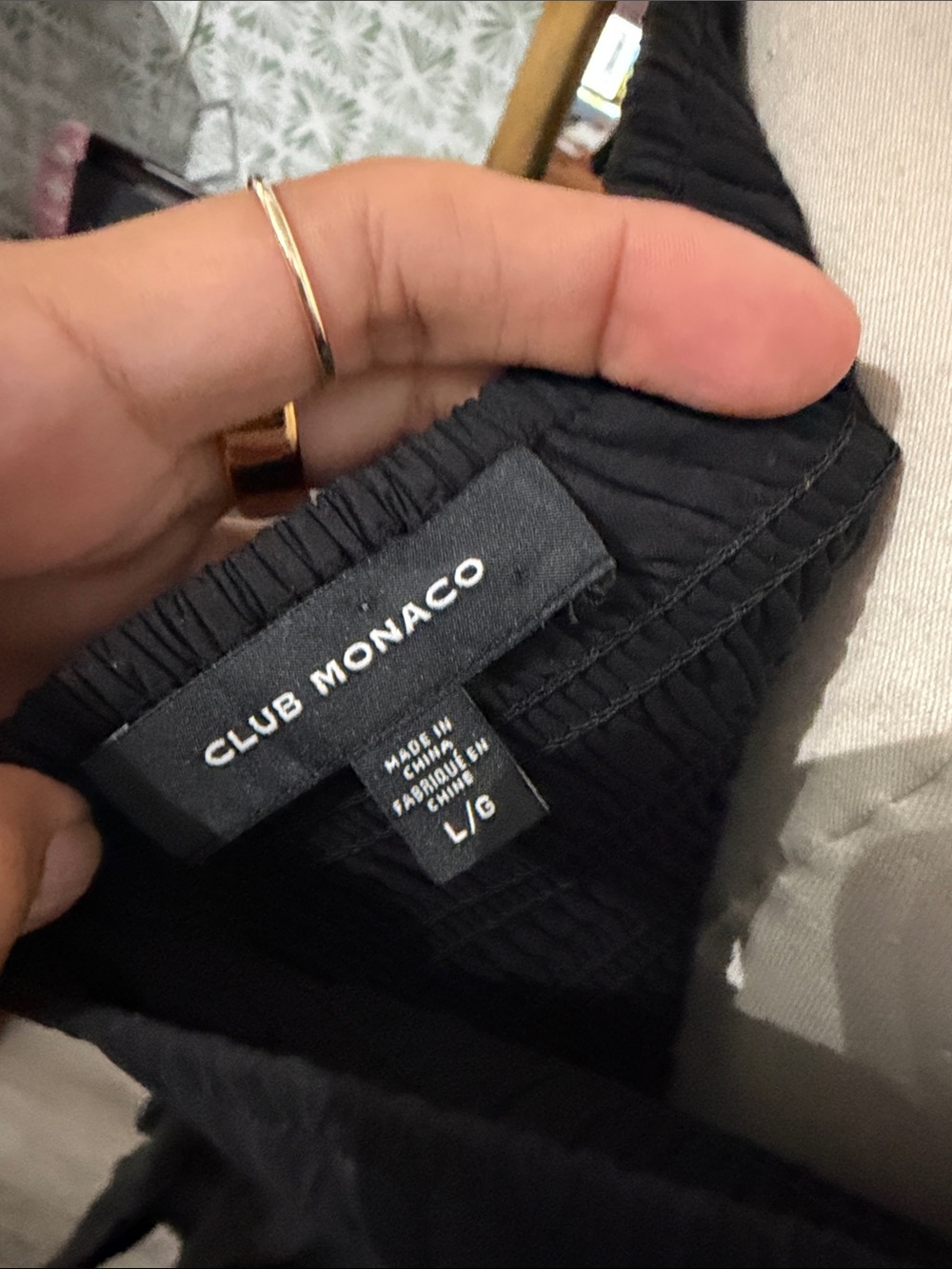 Club Monaco Halter Long Black Dress Large - Picture 8 of 8